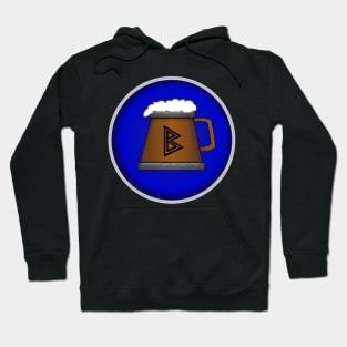 Bugman's Heraldry on Round Shield Hoodie